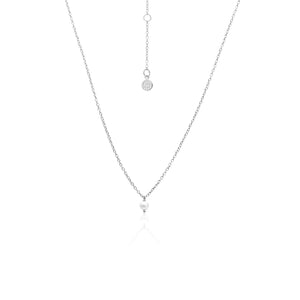 Silk & Steel Jewellery Superfine Mini Pearl Necklace Silver