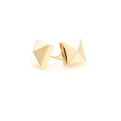 Silk & Steel Jewellery Olympia Stud Earrings Gold