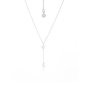 Silk & Steel Jewellery Superfine Starry Night Necklace Silver