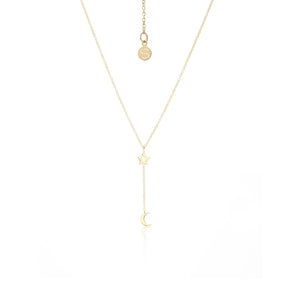 Silk & Steel Jewellery Superfine Starry Night Necklace Gold