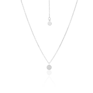 Silk & Steel Jewellery Superfine Daisy Necklace Silver
