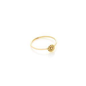 Silk & Steel Jewellery Superfine Daisy Ring Gold