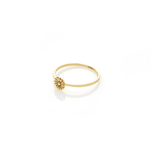 Silk & Steel Jewellery Superfine Daisy Ring Gold