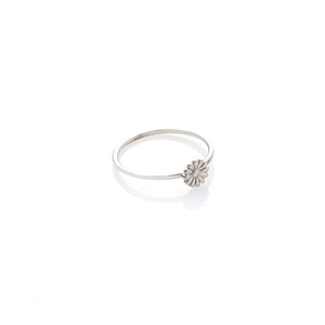 Silk & Steel Jewellery Superfine Daisy Ring Silver