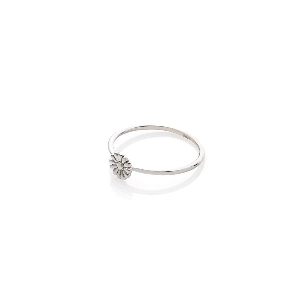 Silk & Steel Jewellery Superfine Daisy Ring Silver