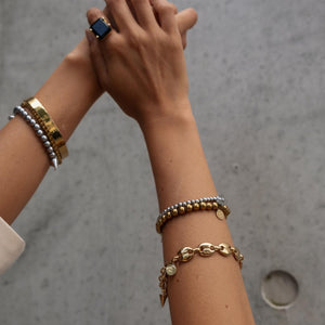 Silk & Steel Jewellery Mariner Bracelet Silver