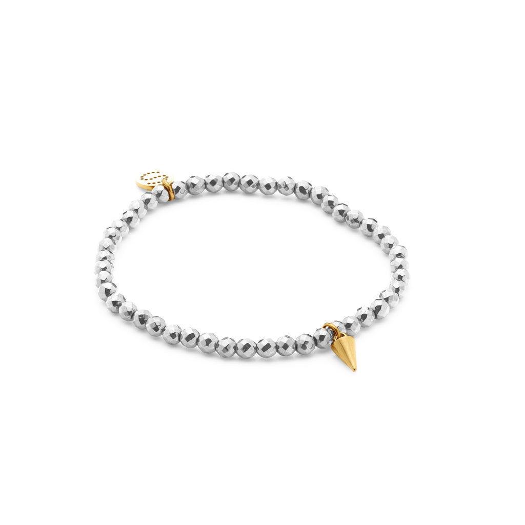 Silk & Steel Jewellery Asteria Bracelet - Two Tone - Silver and Gold