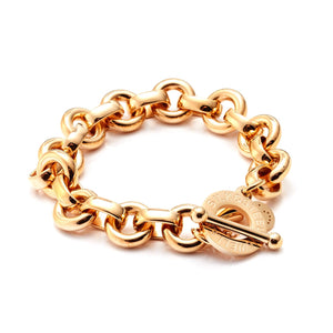 Silk & Steel Jewellery Heirloom Bracelet Gold