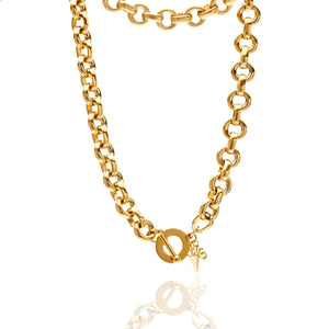 Silk & Steel Jewellery Heirloom Necklace Gold