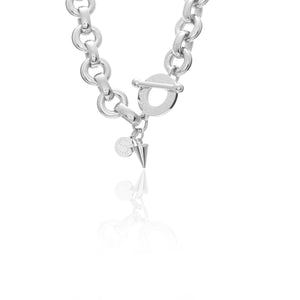 Silk & Steel Jewellery Heirloom Necklace Silver