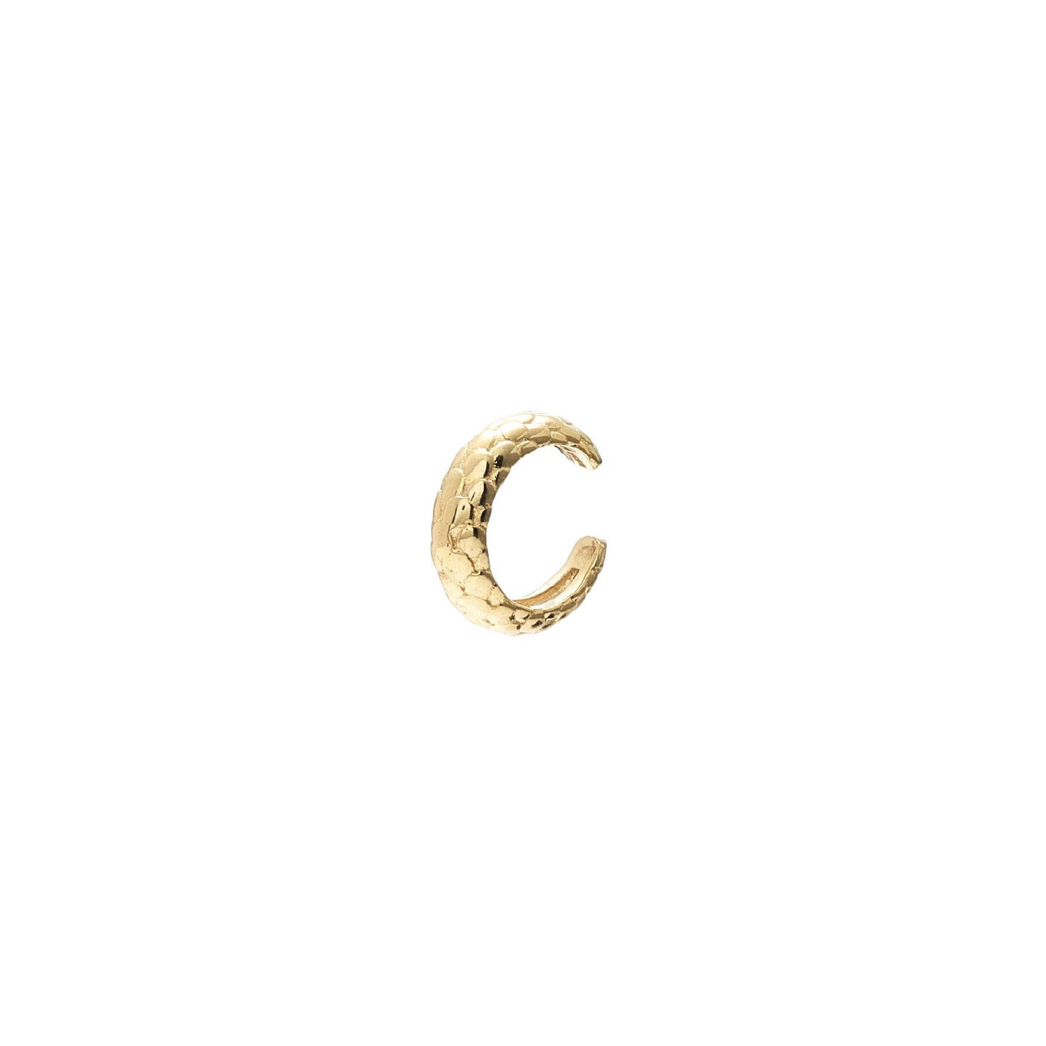 Silk & Steel Infinity Ear Cuff Gold Sterling Silver 
