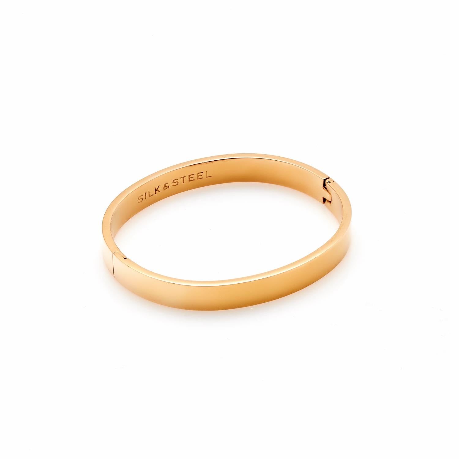 Silk & Steel Jewellery Luccia Bangle Gold