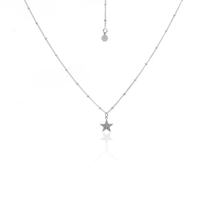 Silk & Steel Jewellery Lumiere Necklace Silver