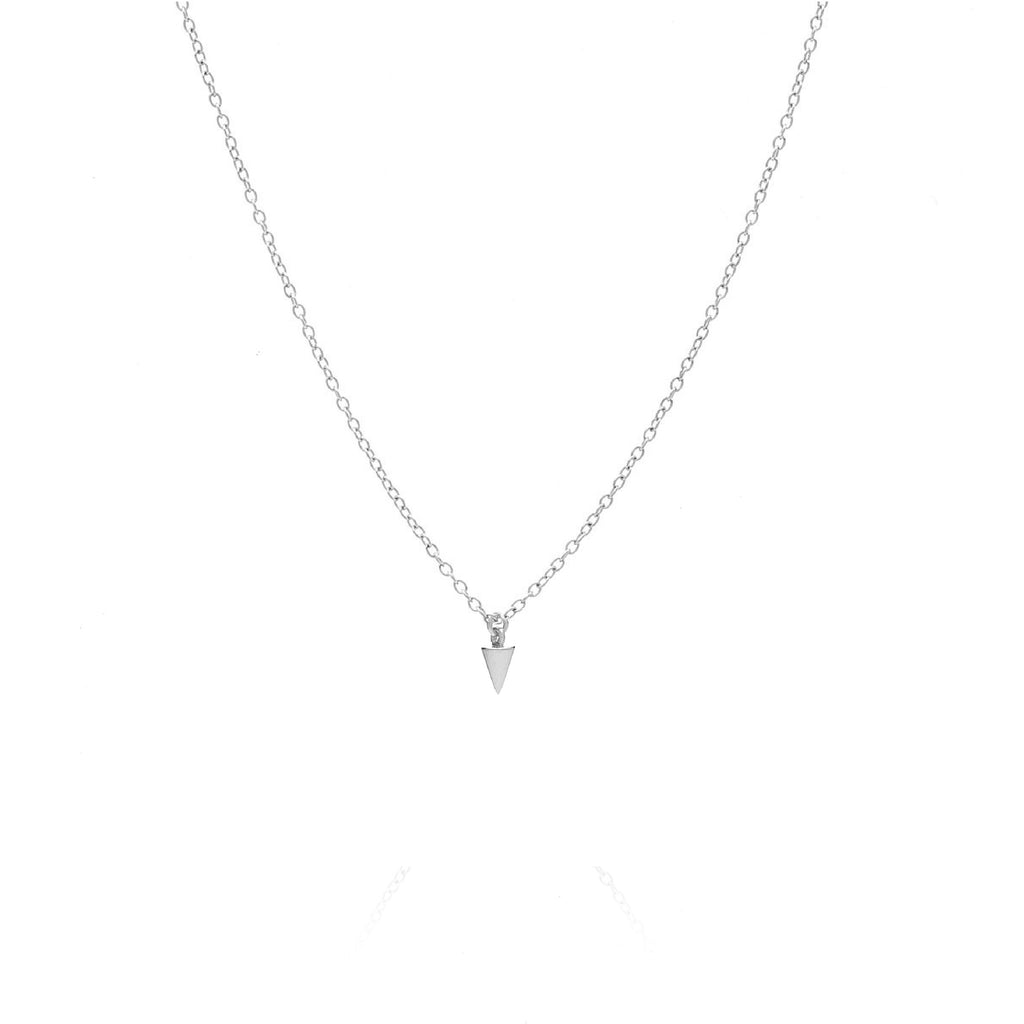 Silk & Steel Jewellery Superfine Mini Spike Necklace Silver