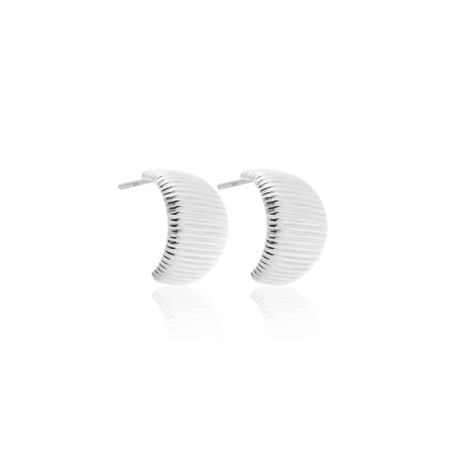 Silk & Steel Jewellery Nautica Hoops Silver