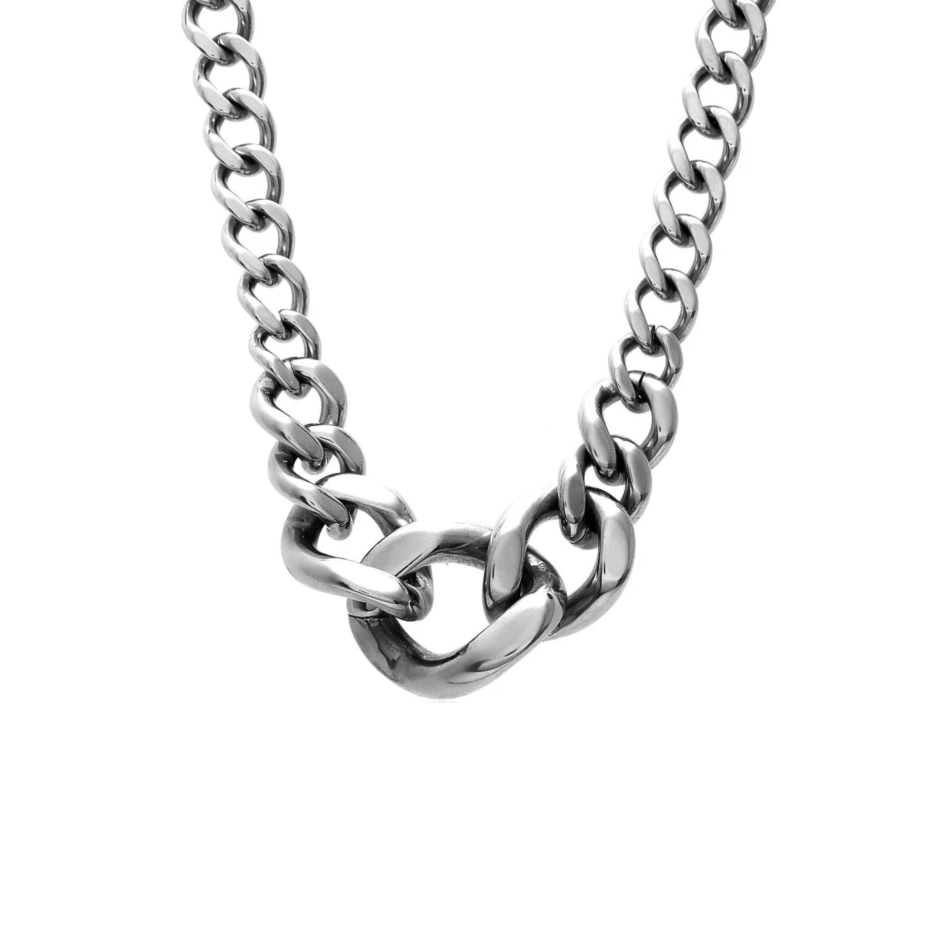 Silk & Steel Jewellery Silver Phoenix Necklace