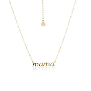 Silk & Steel Jewellery Superfine Mama Necklace Gold