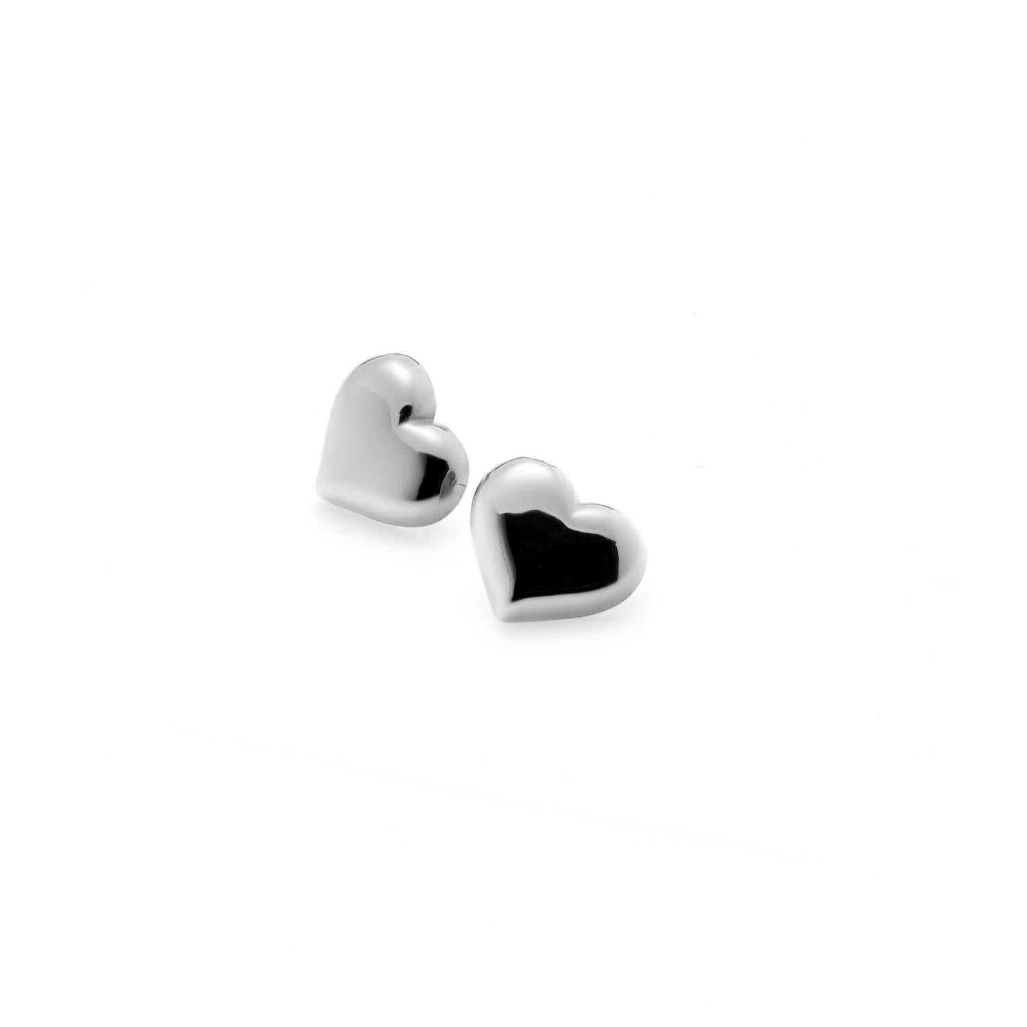 Silk & Steel Jewellery Valentina Stud Earrings Silver