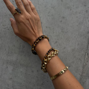 Silk & Steel Jewellery Heirloom Bracelet Gold