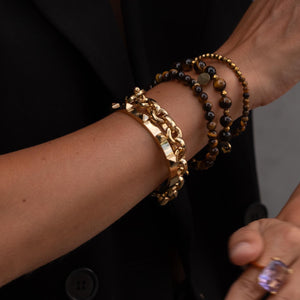 Silk & Steel Jewellery Heirloom Bracelet Gold