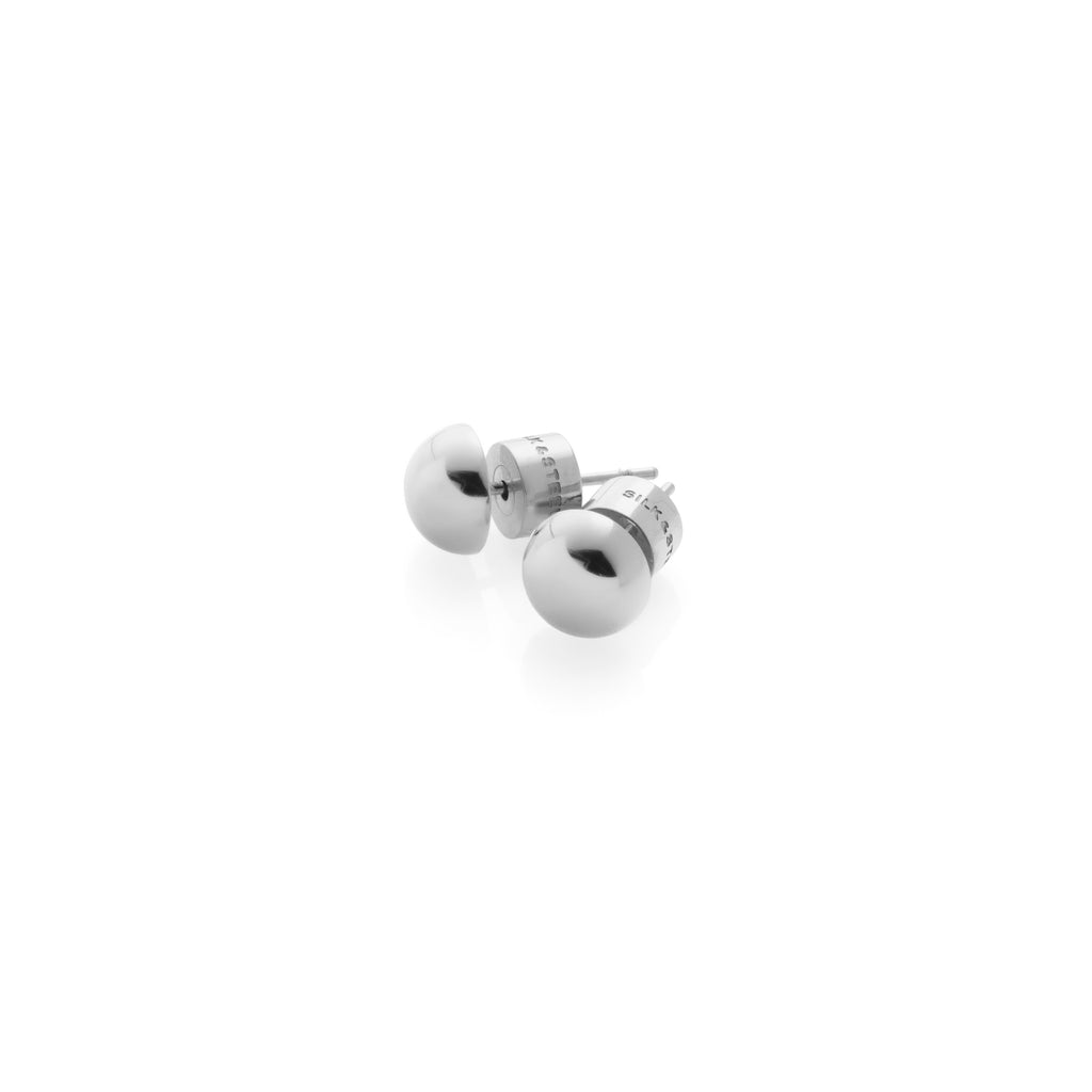 Silk & Steel Dome Studs in high polish stainless steel.