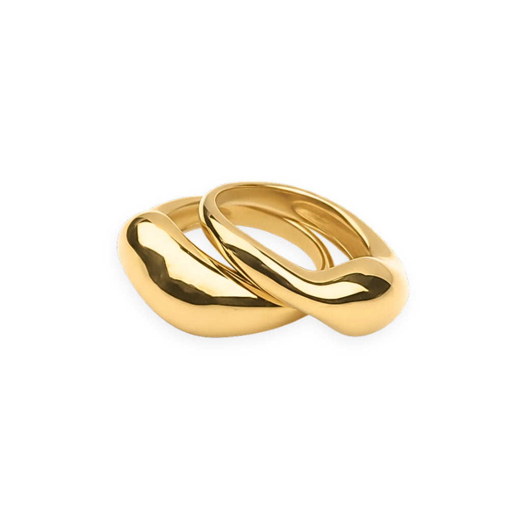 Fusion Ring Set Gold