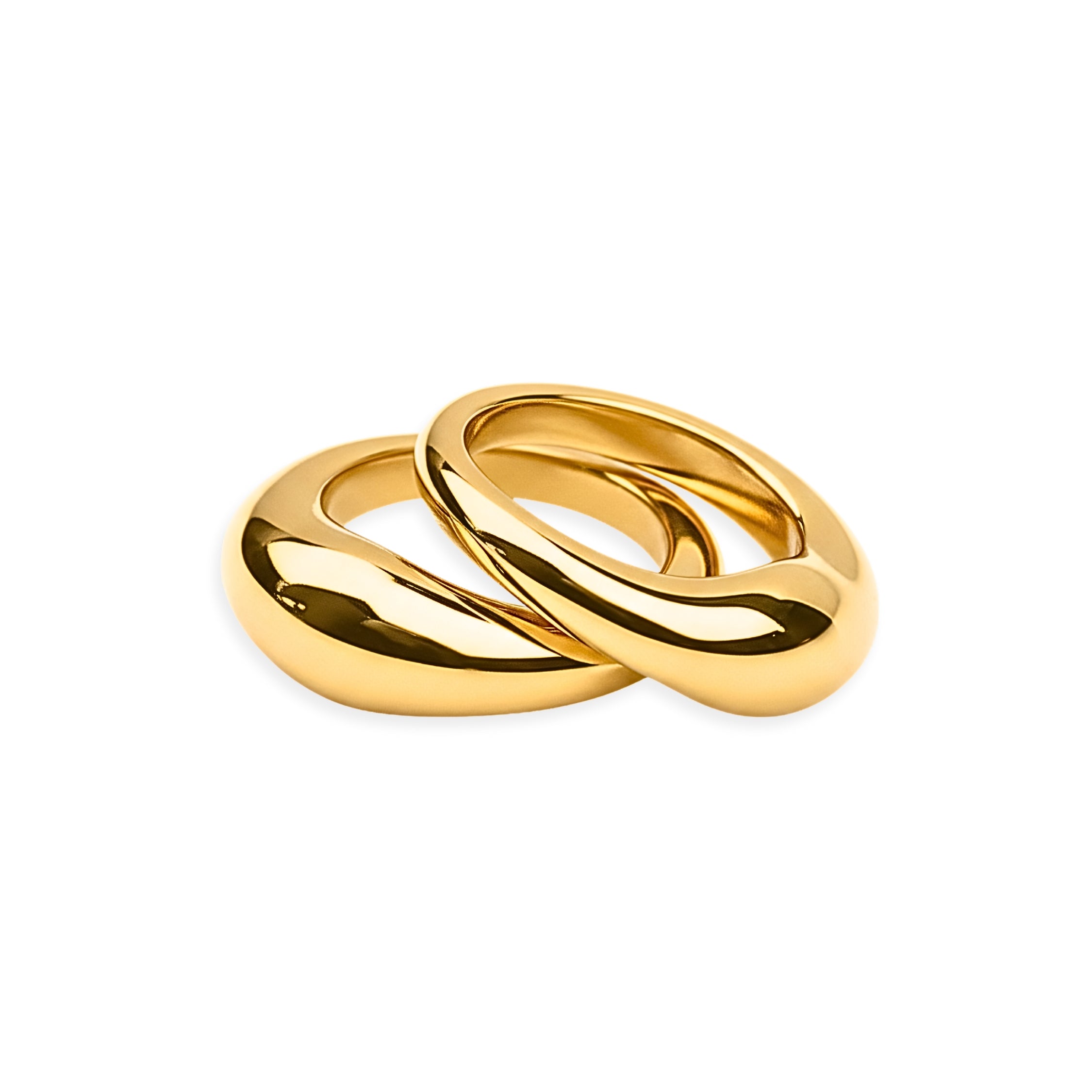 Fusion Ring Set Gold