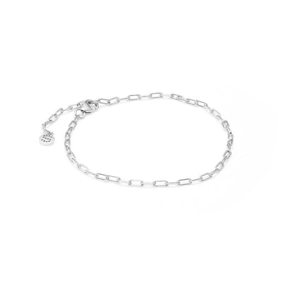 Fine Chain Papier Bracelet in sterling silver | Silk & Steel Jewellery