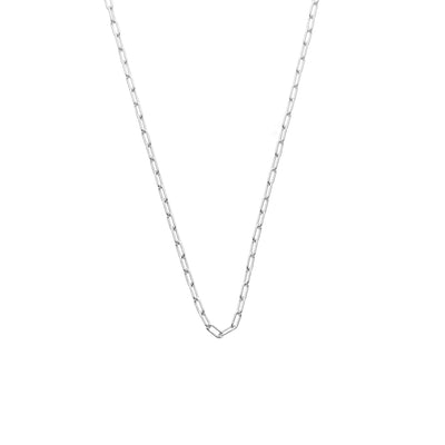 Fine Chain Papier Necklace in sterling silver | Silk & Steel Jewellery
