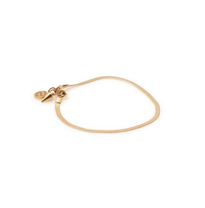Silk & Steel Solara bracelet in 14k gold-plated stainless steel.