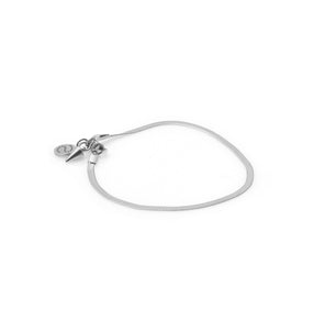 Silk & Steel Solara bracelet in silver stainless steel.