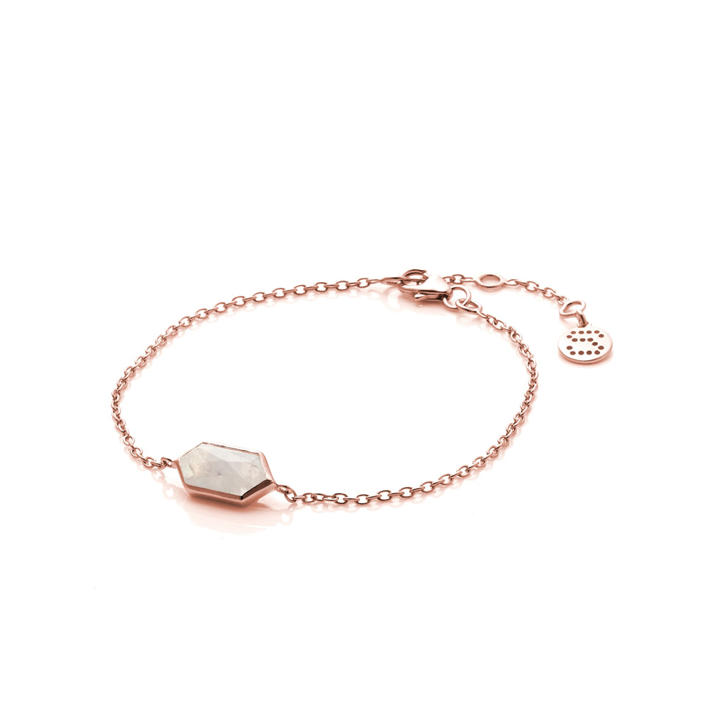 Haveli Bracelet Rose Gold + Moonstone