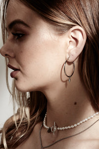 All The Way / Earrings / Silver