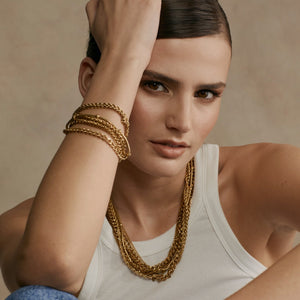 Silk & Steel Jewellery St Tropez Necklace Gold