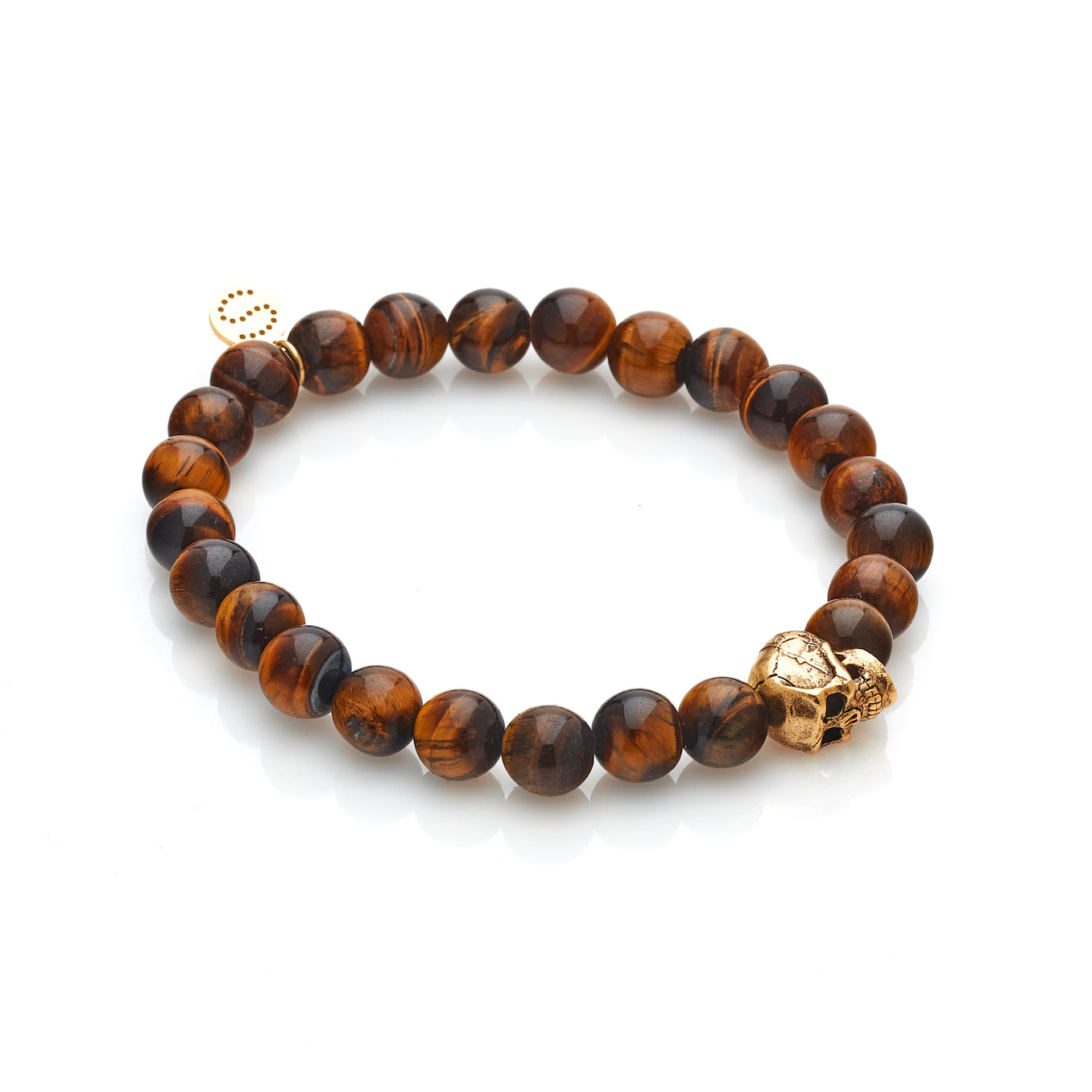 Silk & Steel Skulduggery bracelet Tigers eye