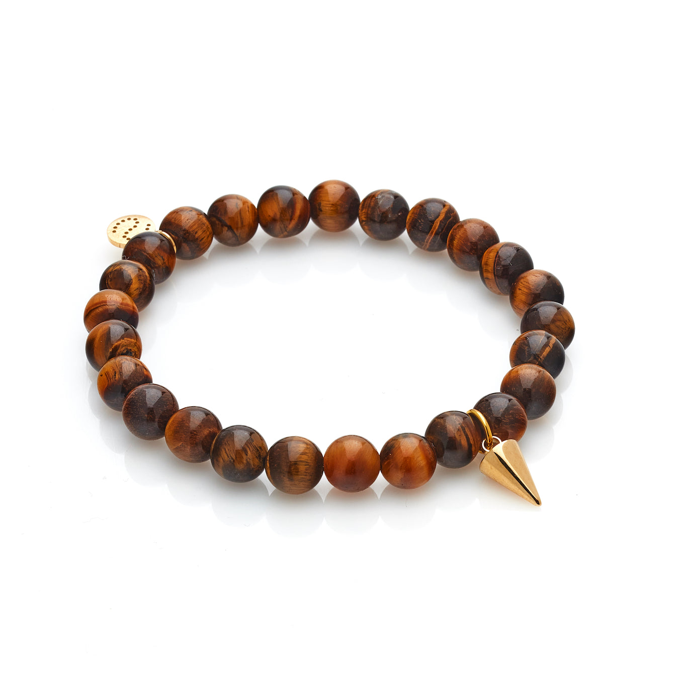 Men's Edit All For One Bracelet Tigers Eye + Gold