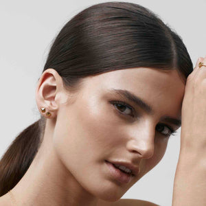 Silk & Steel Jewellery Superfine Mini Olympia Studs Silver