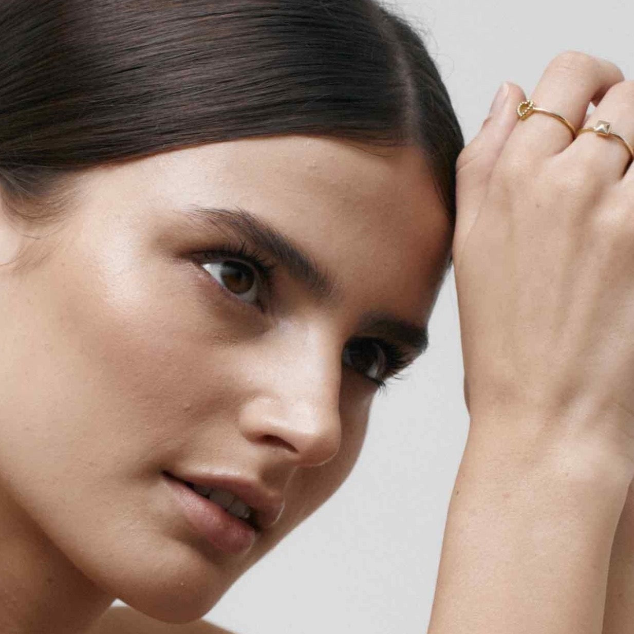 Silk & Steel Jewellery Superfine Mini Olympia Ring Gold