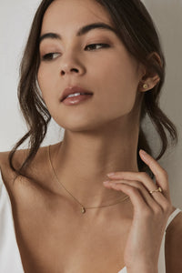Silk & Steel Jewellery Superfine Daisy Stud Earrings Gold