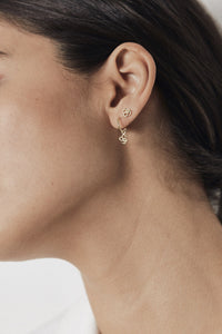 Silk & Steel Superfine Talisman Petite Serpent Hoops Silver