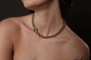 Heirloom Two-Tone / Necklace / Gold + Silver