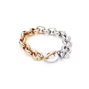 Silk & Steel Two-tone Heirloom bracelet