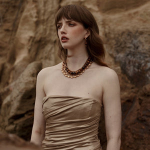 Silk & Steel Jewellery Sol Necklace Gold