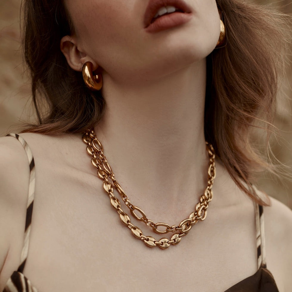 Silk & Steel Jewellery Mariner Chain Necklace Silver
