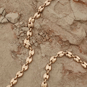 Silk & Steel Jewellery Mariner Necklace Gold