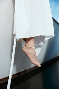 Silk & Steel Jewellery Ravello Anklet Gold