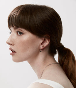 Silk & Steel Jewellery Mini Tiger's Eye Studs Silver