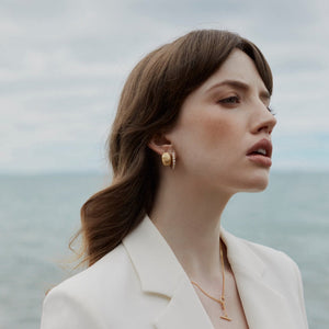 Silk & Steel Jewellery Nautica Hoops Gold