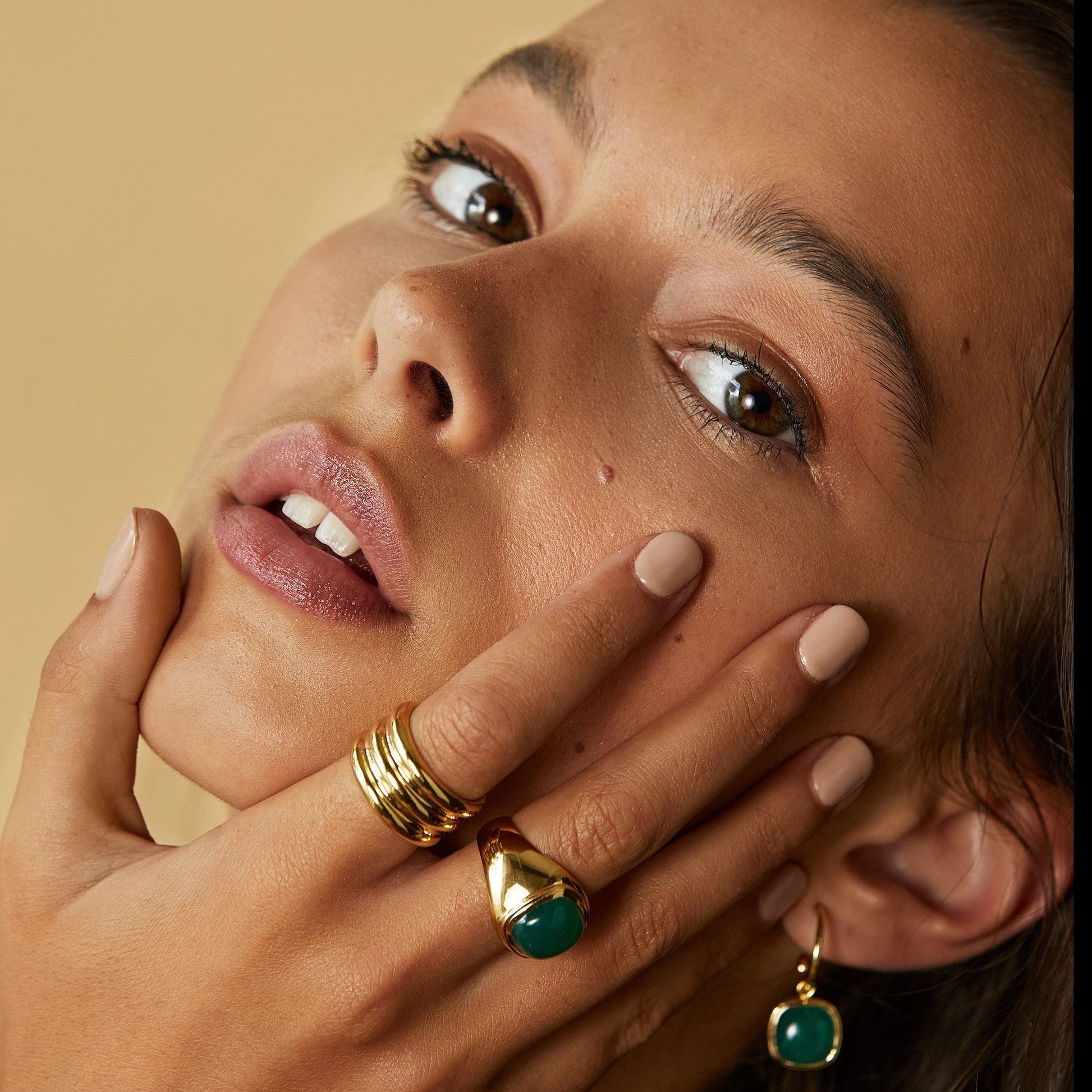 Silk & Steel Ella Ring Gold