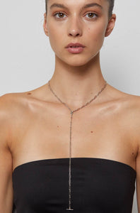 Silk & Steel Duchess Necklace Silver